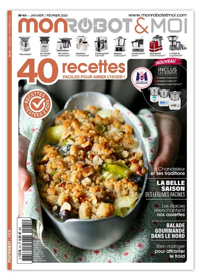 40 recettes d’hiver : légumes racines, crêpes, gaufres et plats réconfortants. Pour Thermomix, Companion, Cooking Chef et 6 autres robots cuiseurs.