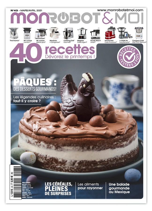 Recettes de printemps : Pâques, céréales, citron et voyage au Mexique. 40 recettes pour Thermomix, Companion, Cooking Chef et 6 autres robots.