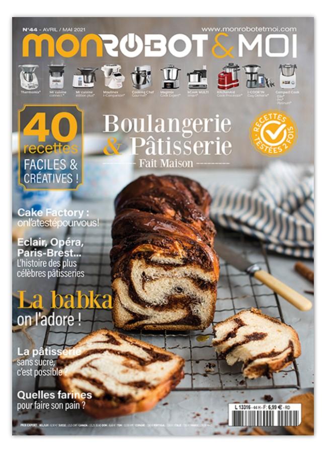 40 recettes boulangerie-pâtisserie maison : pains, viennoiseries, éclairs, brioches et tartes. Pour Thermomix, Companion, Cooking Chef et 6 autres robots.