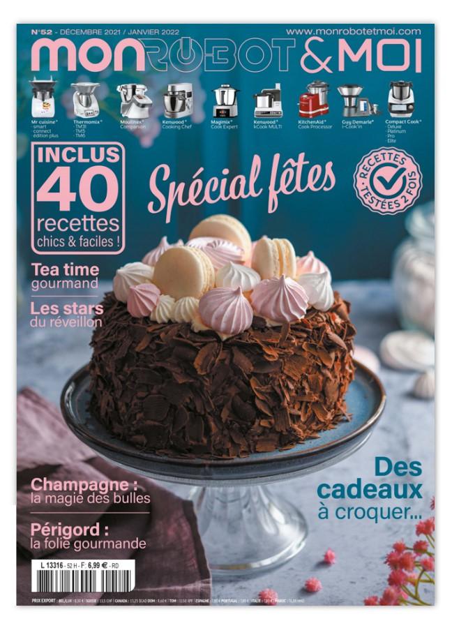40 recettes festives de réveillon : crustacés, foie gras, volailles, bûches et cocktails pour Thermomix, Companion, Cooking Chef et 6 autres robots.