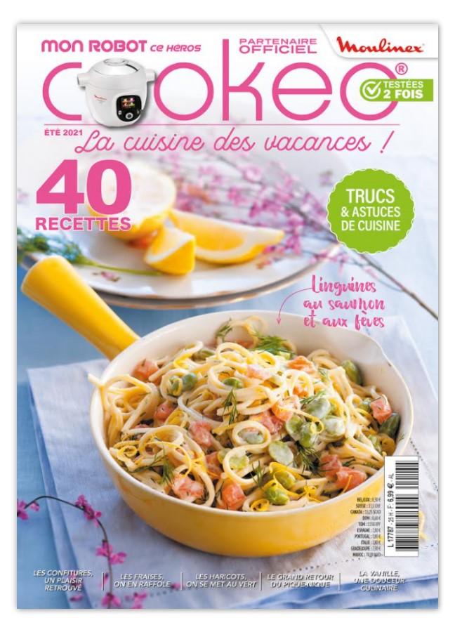 Découvrez le numéro 25 de Mon Robot ce Héros : salades colorées, poissons, plats à partager, conserves et confitures d’été. La cuisine estivale facile avec votre Cookeo !