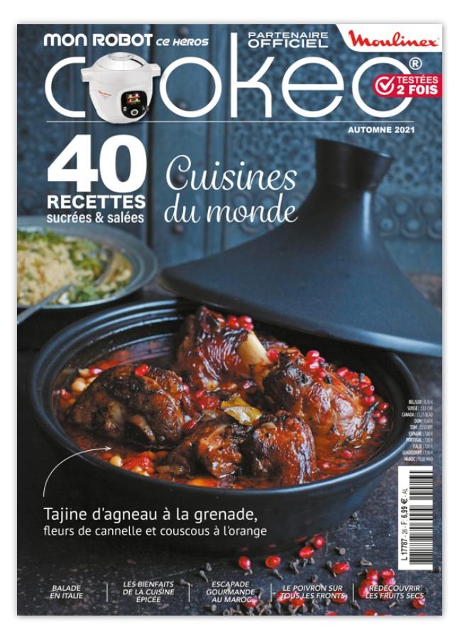 Découvrez le numéro 26 de Mon Robot ce Héros : 40 recettes authentiques et savoureuses issues de chaque continent pour faire voyager vos papilles avec votre Cookeo !