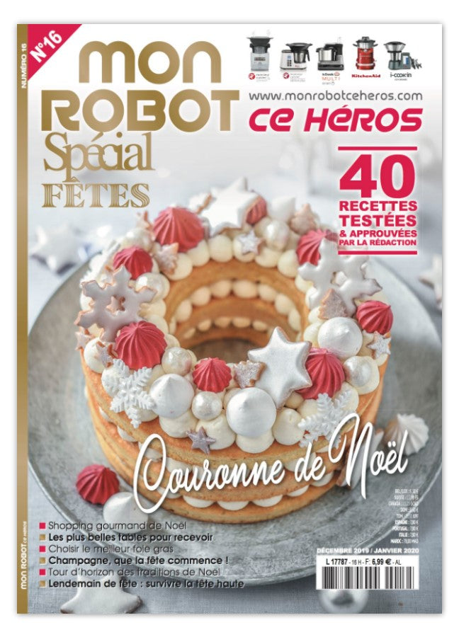40 recettes festives avec votre robot culinaire : entrées, plats et desserts de fêtes. Compatible Monsieur Cuisine, KitchenAid, Kcook et I-Cook'in.