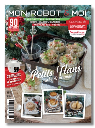 Découvrez le hors-série Cookeo de Mon Robot et Moi : près de 100 recettes faciles pour toute la famille et 2 menus festifs. Soupes, mijotés, desserts et bien plus avec votre Cookeo !