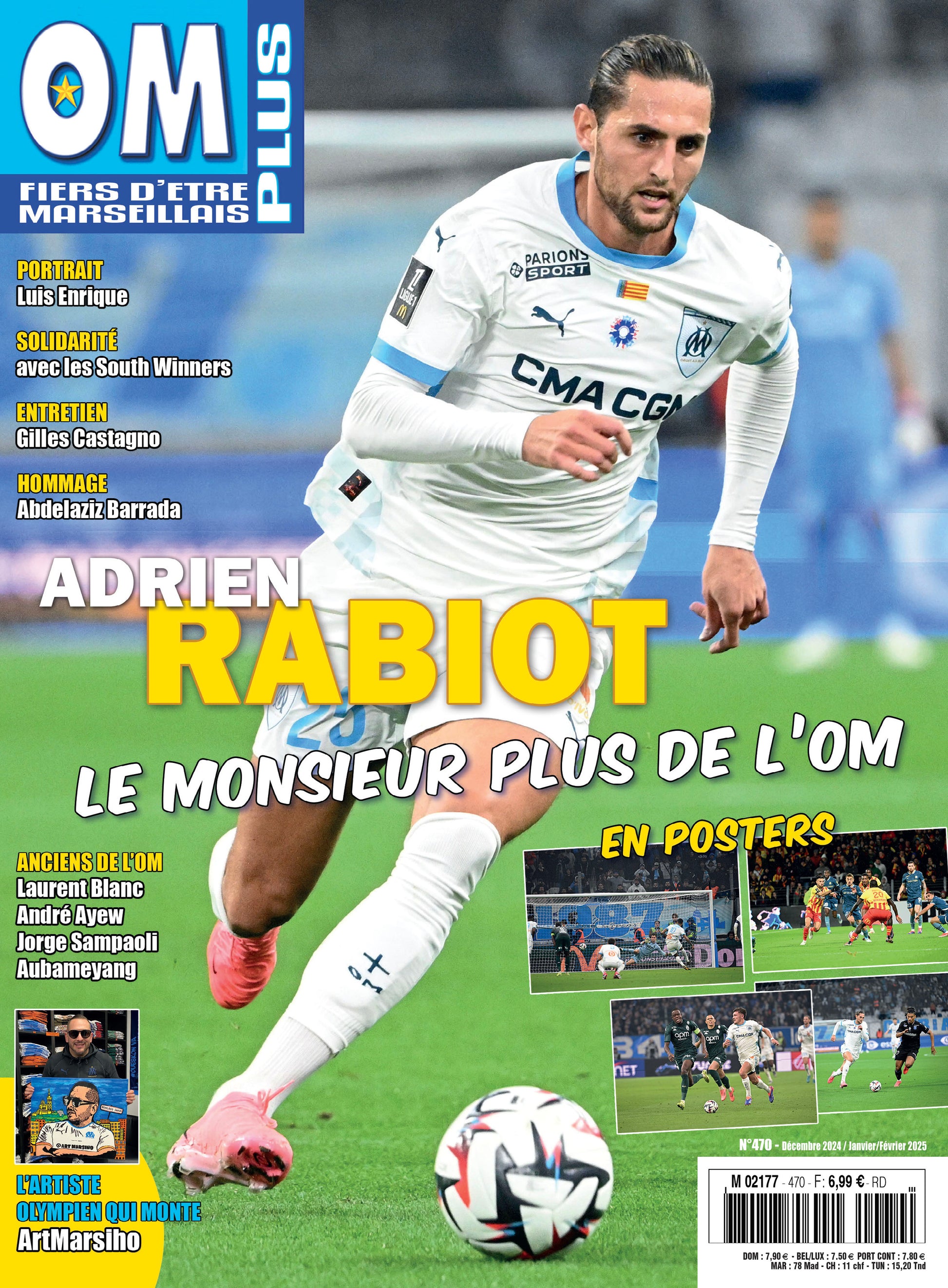 OM Plus n°470 : Rabiot métronome de l’OM, portrait Luis Enrique, hommage Barrada, tifos South Winners et formation olympienne.