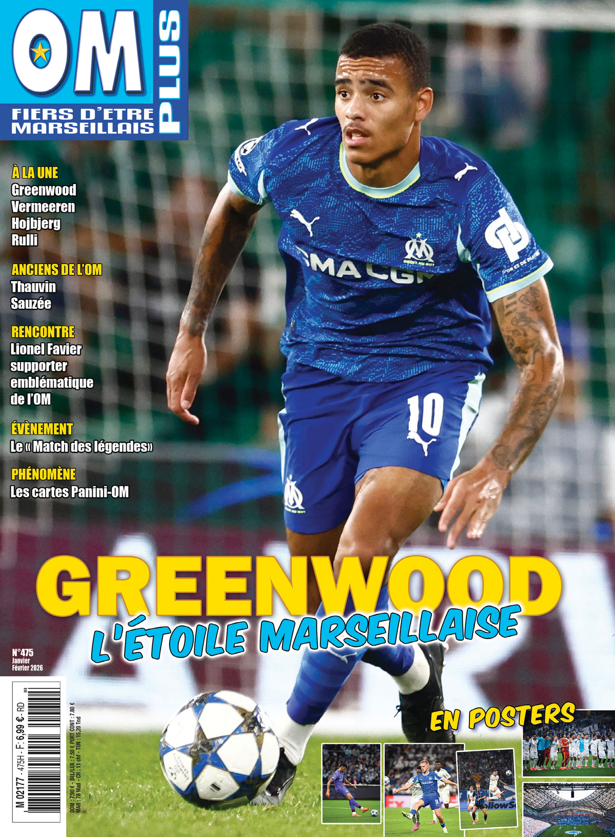 OM Plus n°475 : Greenwood en éclaireur, bilan de décembre, collectif en construction et passion olympienne. Décembre 2025.