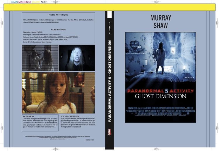 PARANORMAL ACTIVITY - GHOST DIMENSION