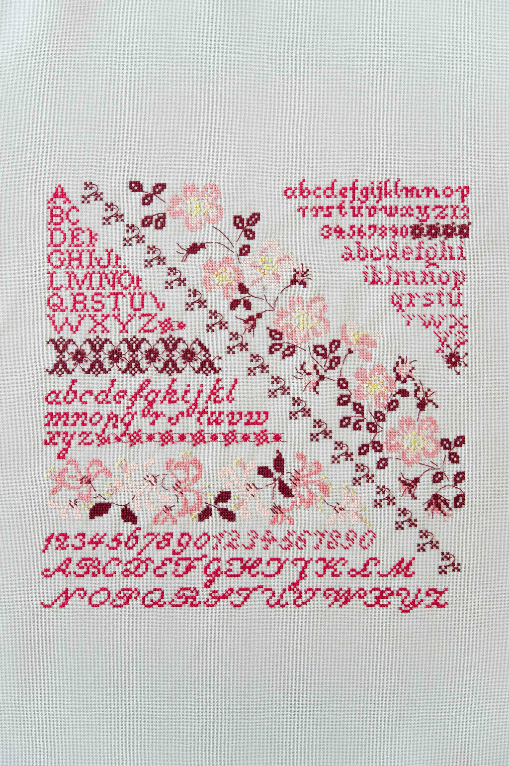 Découvrez Point de Croix Collector n°10 : Marquoirs & Alphabets, un livret de 4 grilles intemporelles signé César Editions. Alphabets anciens, frises et motifs floraux au point de croix.