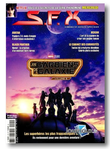 S.F.X. N°215 : analyse du déclin du Marvel Cinematic Universe depuis 2020, entre inflation de séries et perte de vision narrative. 7,99 €.
