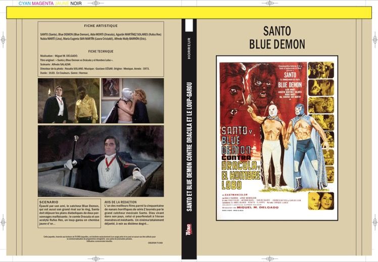 SANTON ET BLUE DEMON CONTRE DRACULA ET LE LOUP GAROU