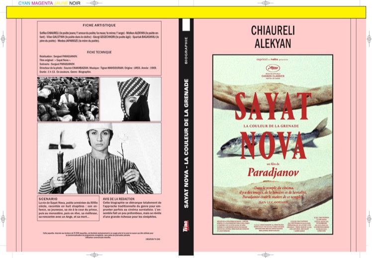 SAYAT NOVA - LA COULEUR DE LA GRENADE