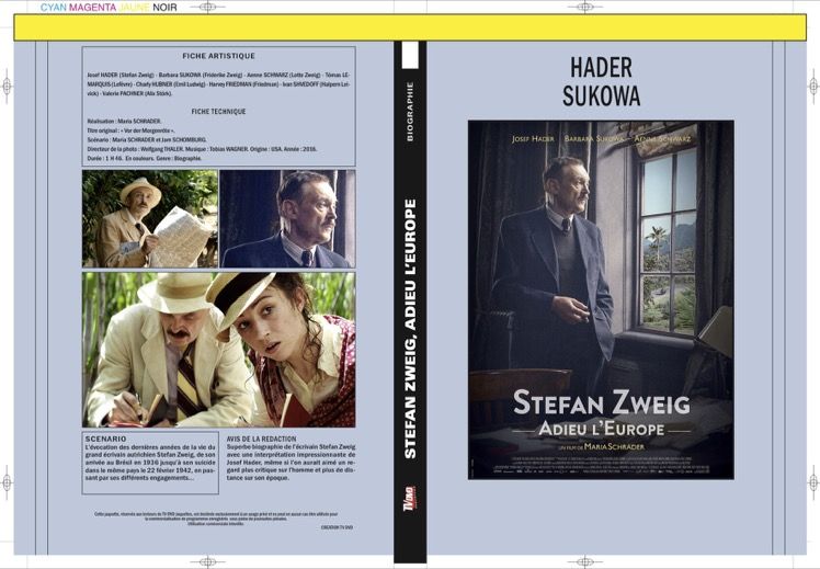 STEFAN ZWEIG ADIEU L'EUROPE