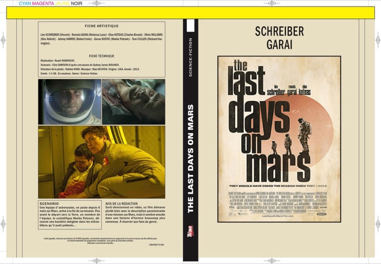 THE LAST DAYS ON MARS