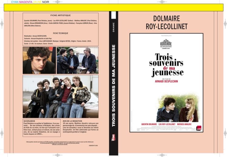 TROIS SOUVENIRS DE MA JEUNESSE