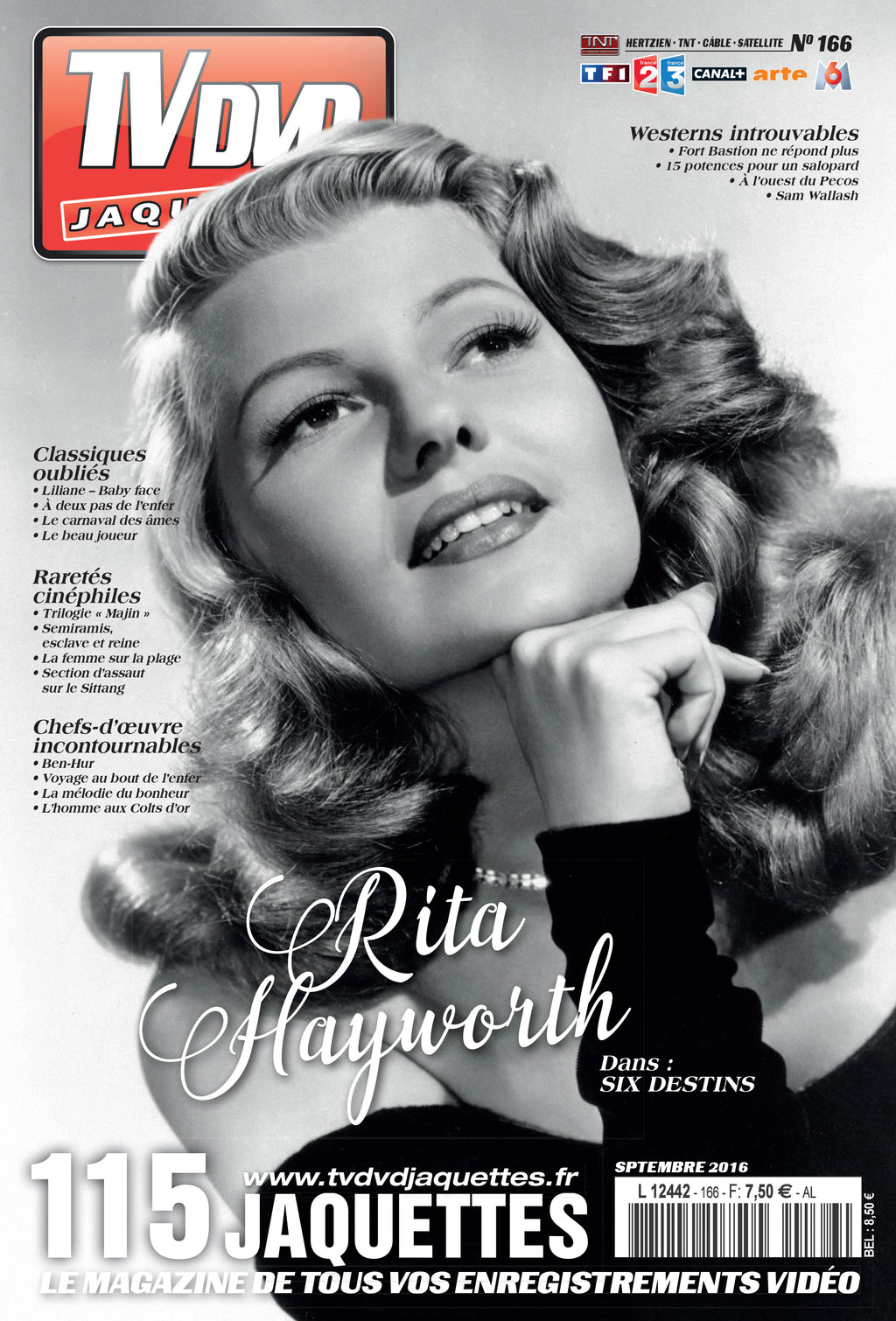 Découvrez TV DVD Jaquette N°166 : sélection exclusive de jaquettes pour films, classiques et raretés. Personnalisez votre vidéothèque avec style.