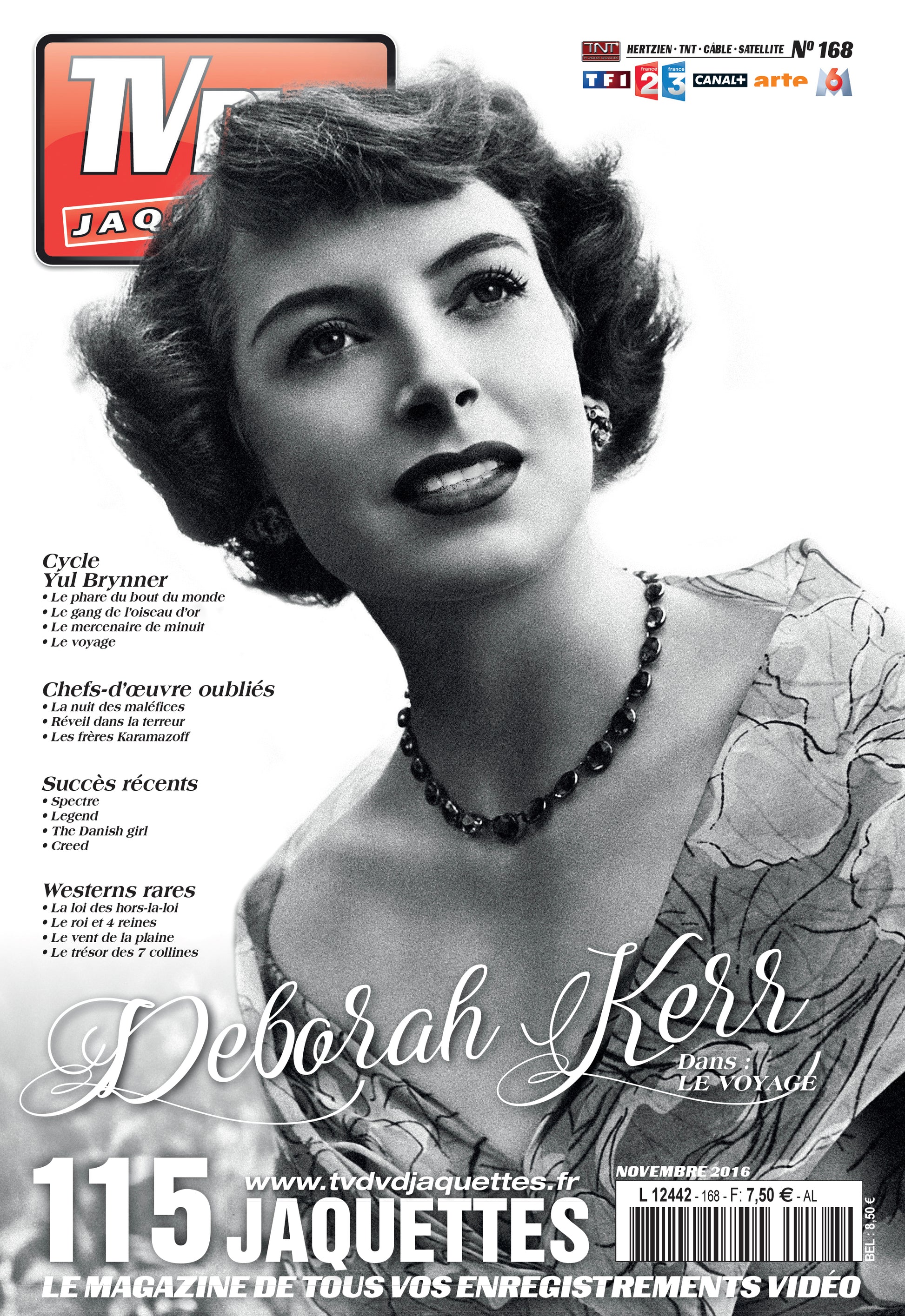 Découvrez TV DVD Jaquettes N°168 : sélection exclusive de jaquettes pour votre vidéothèque. Films récents, classiques et raretés à imprimer.