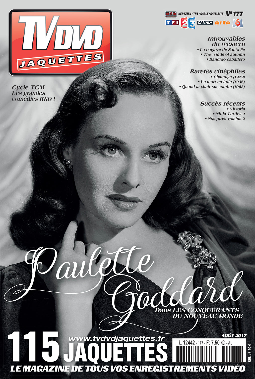 Découvrez TV DVD Jaquettes N°177 : sélection exclusive de jaquettes pour votre vidéothèque. Films récents, classiques et raretés à imprimer.