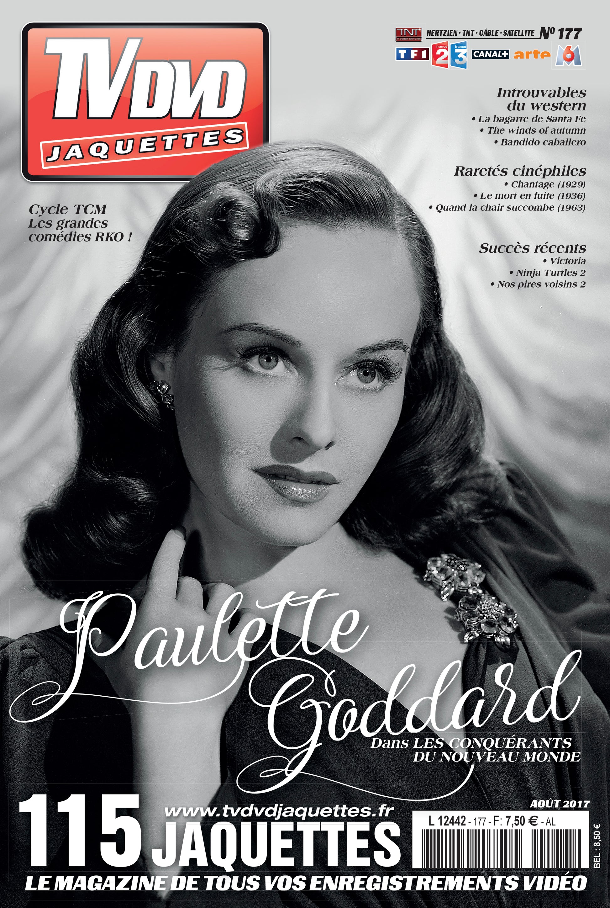 Découvrez TV DVD Jaquettes N°177 : sélection exclusive de jaquettes pour votre vidéothèque. Films récents, classiques et raretés à imprimer.
