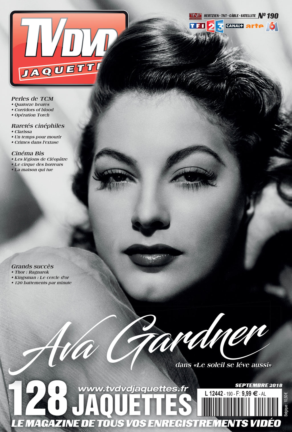 Découvrez TV DVD Jaquettes N°190 : sélection exclusive de jaquettes pour votre vidéothèque. Films récents, classiques et raretés à imprimer.