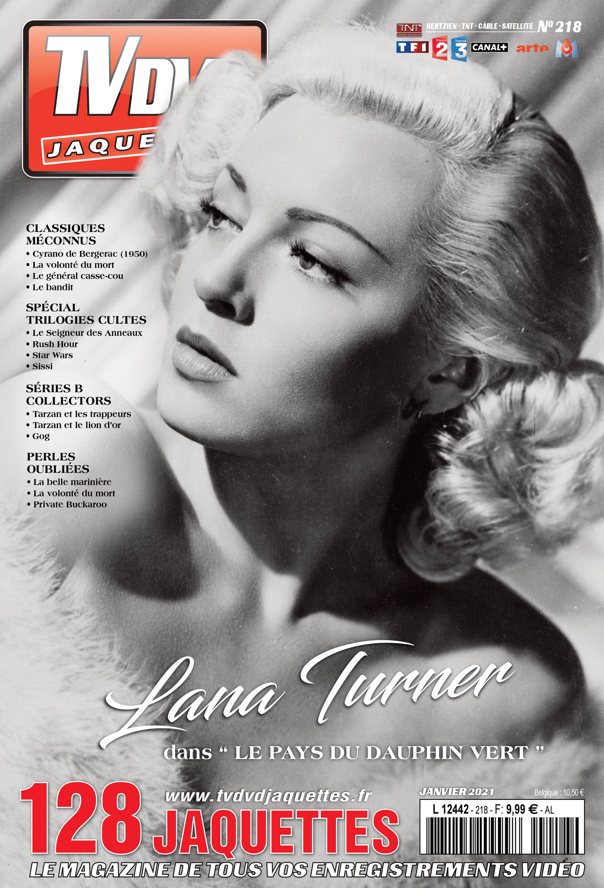 Découvrez TV DVD Jaquette N°218 : sélection exclusive de jaquettes pour cinéphiles et collectionneurs. Films récents, classiques et raretés à imprimer.