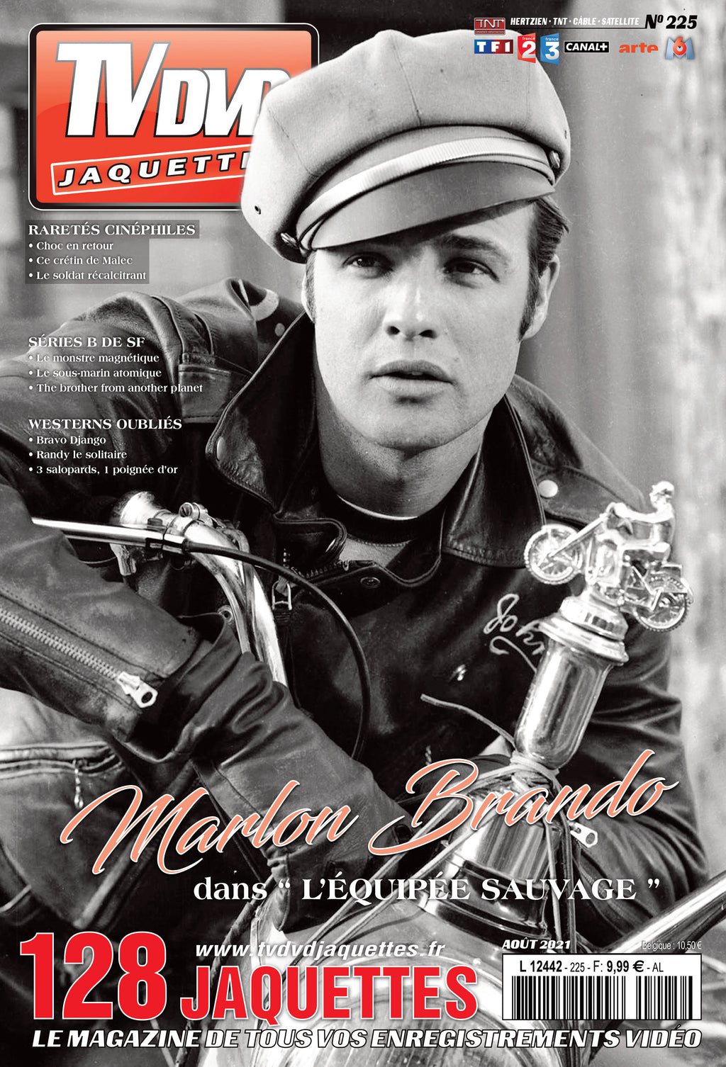 Découvrez TV DVD Jaquette N°225 : sélection exclusive de jaquettes pour films récents, classiques et raretés. Personnalisez votre vidéothèque avec style.
