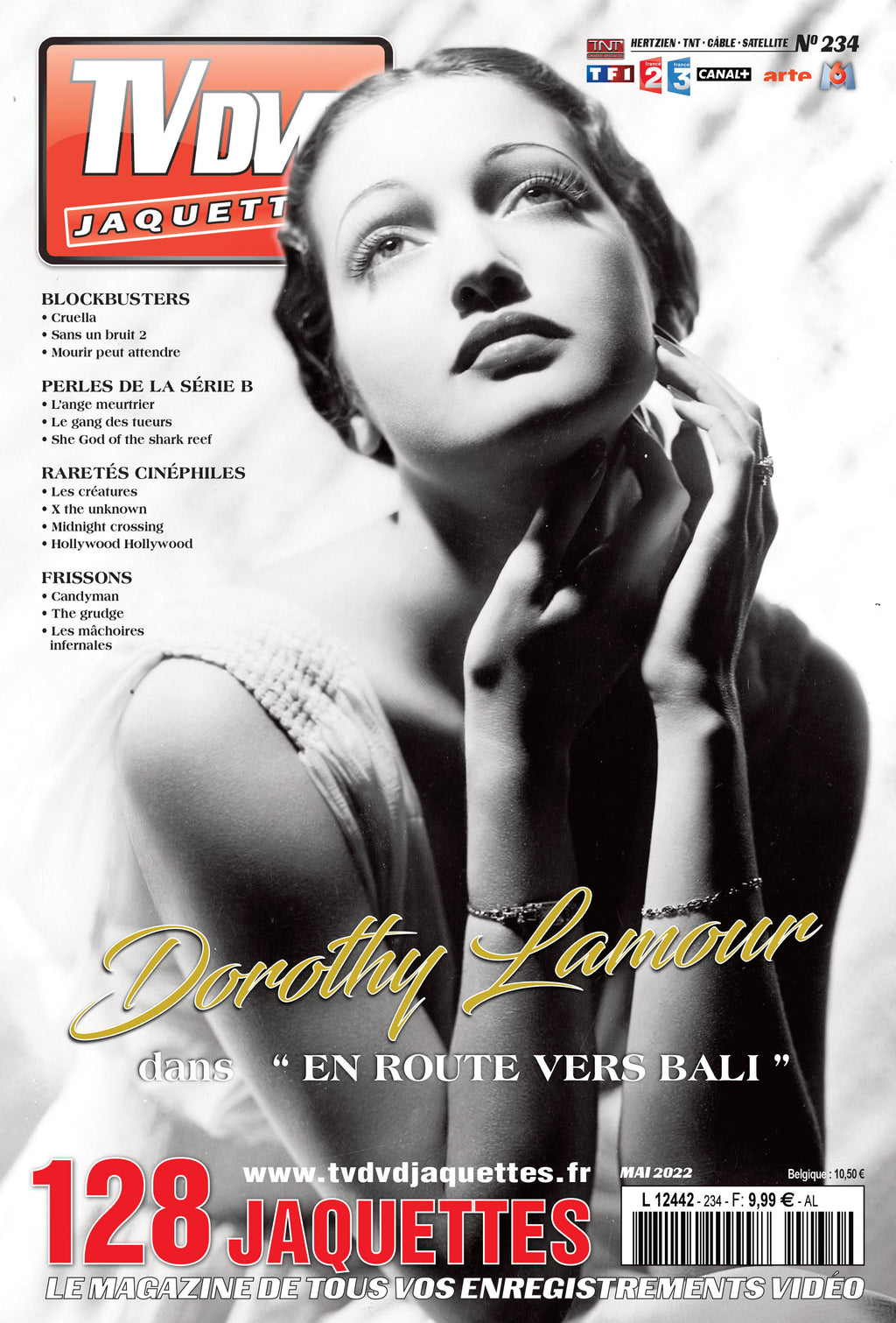 Découvrez TV DVD Jaquette N°234 : sélection exclusive de jaquettes pour films récents, classiques et raretés. Personnalisez votre vidéothèque avec style.