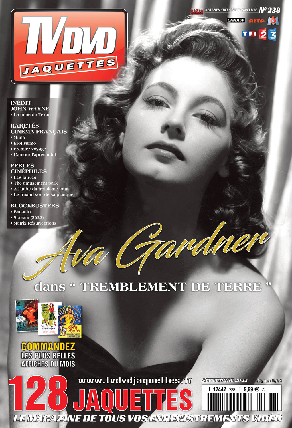 Découvrez TV DVD Jaquette N°238 : sélection de jaquettes pour films, classiques et raretés. Personnalisez votre vidéothèque avec style.