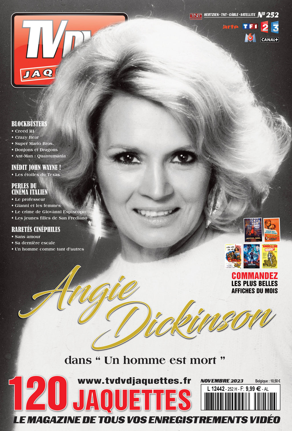 Découvrez TV DVD Jaquette N°252 : sélection de jaquettes pour films, classiques et raretés. Personnalisez votre vidéothèque avec style.