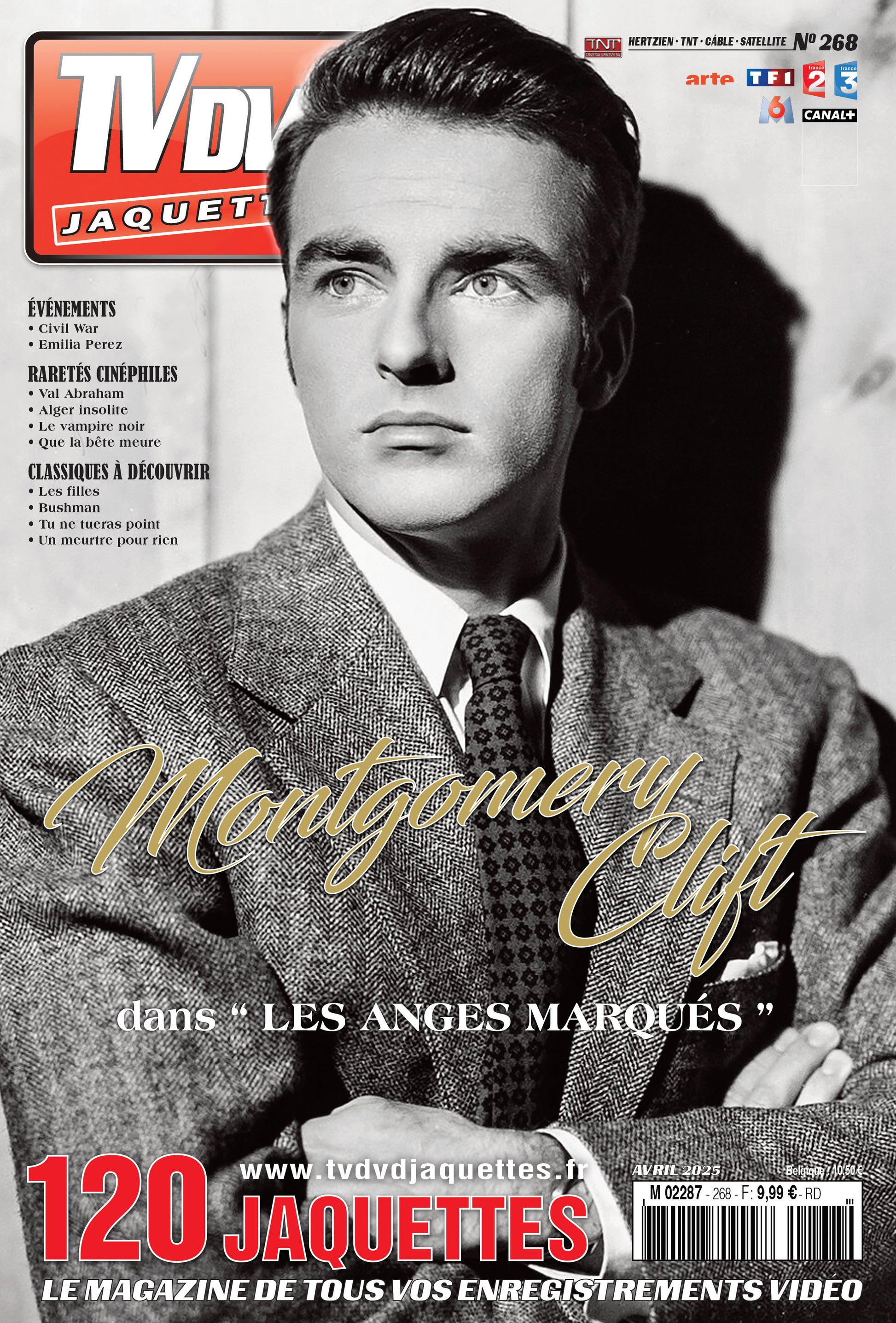 Découvrez TV DVD Jaquette N°268 : sélection exclusive de jaquettes pour films, classiques et raretés. Personnalisez votre vidéothèque avec style.