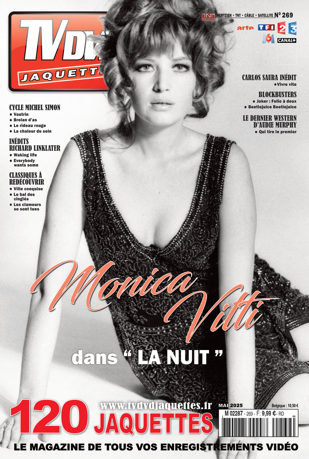 Découvrez TV DVD Jaquette N°269 : sélection exclusive de jaquettes pour films, classiques et raretés. Personnalisez votre vidéothèque avec style.