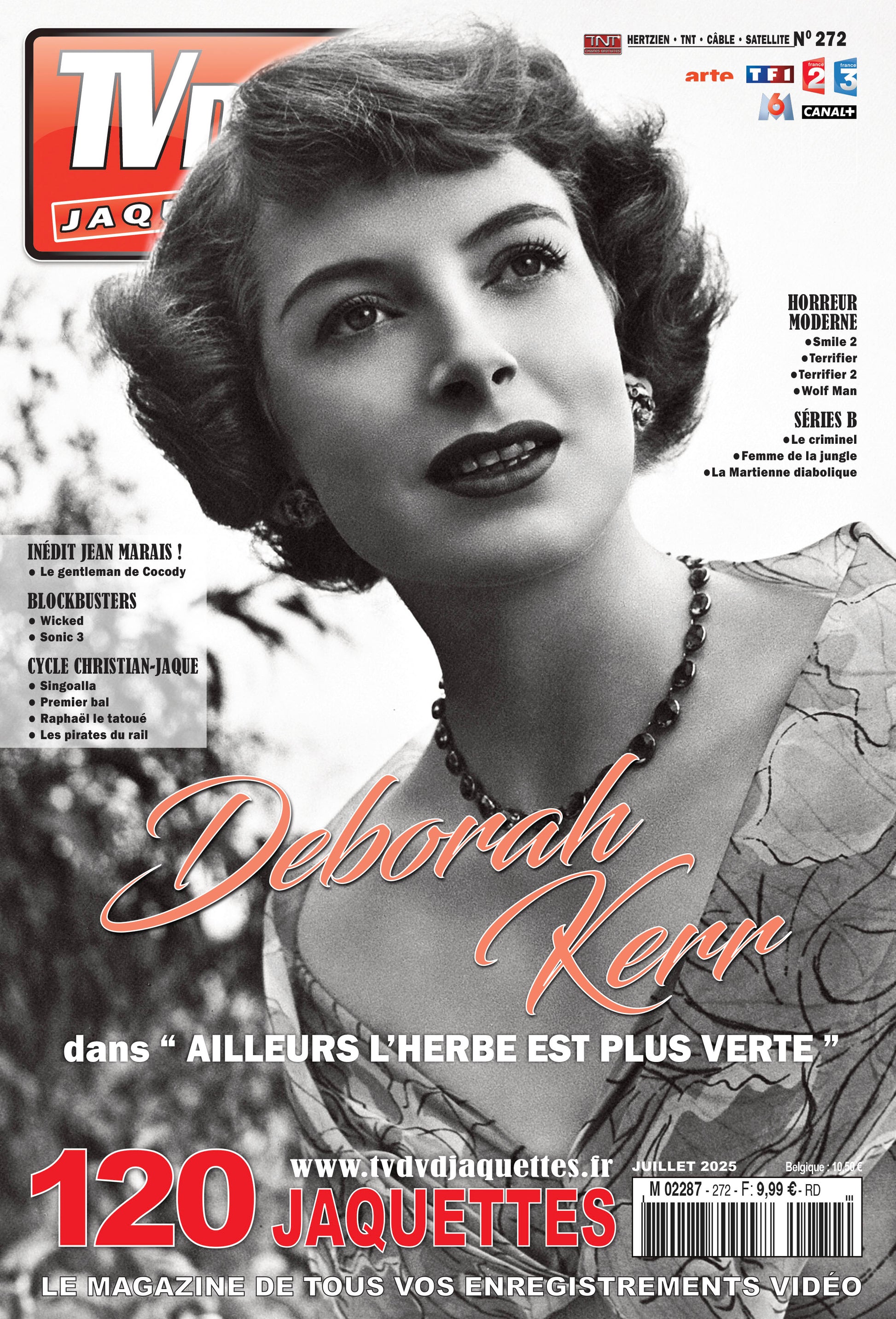 TV DVD Jaquettes n°272 : jaquettes exclusives pour cinéphiles et collectionneurs. Films récents, classiques et rarités à imprimer.