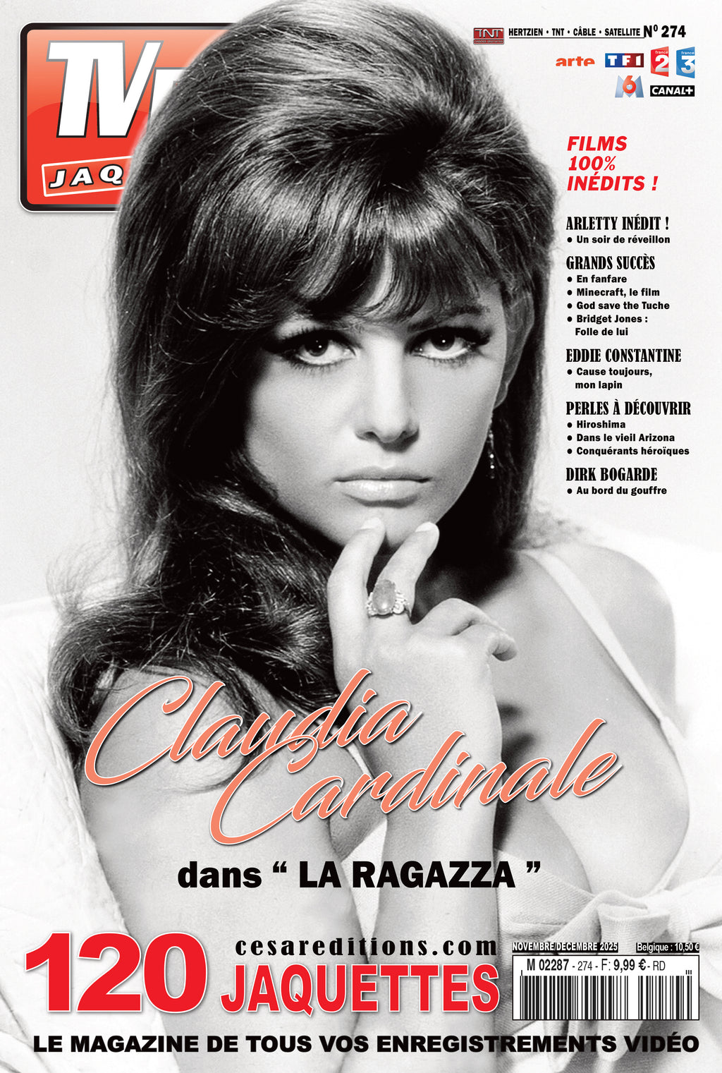 TV DVD Jaquettes n°274 : jaquettes exclusives pour cinéphiles et collectionneurs. Films récents, classiques et rarités à imprimer.