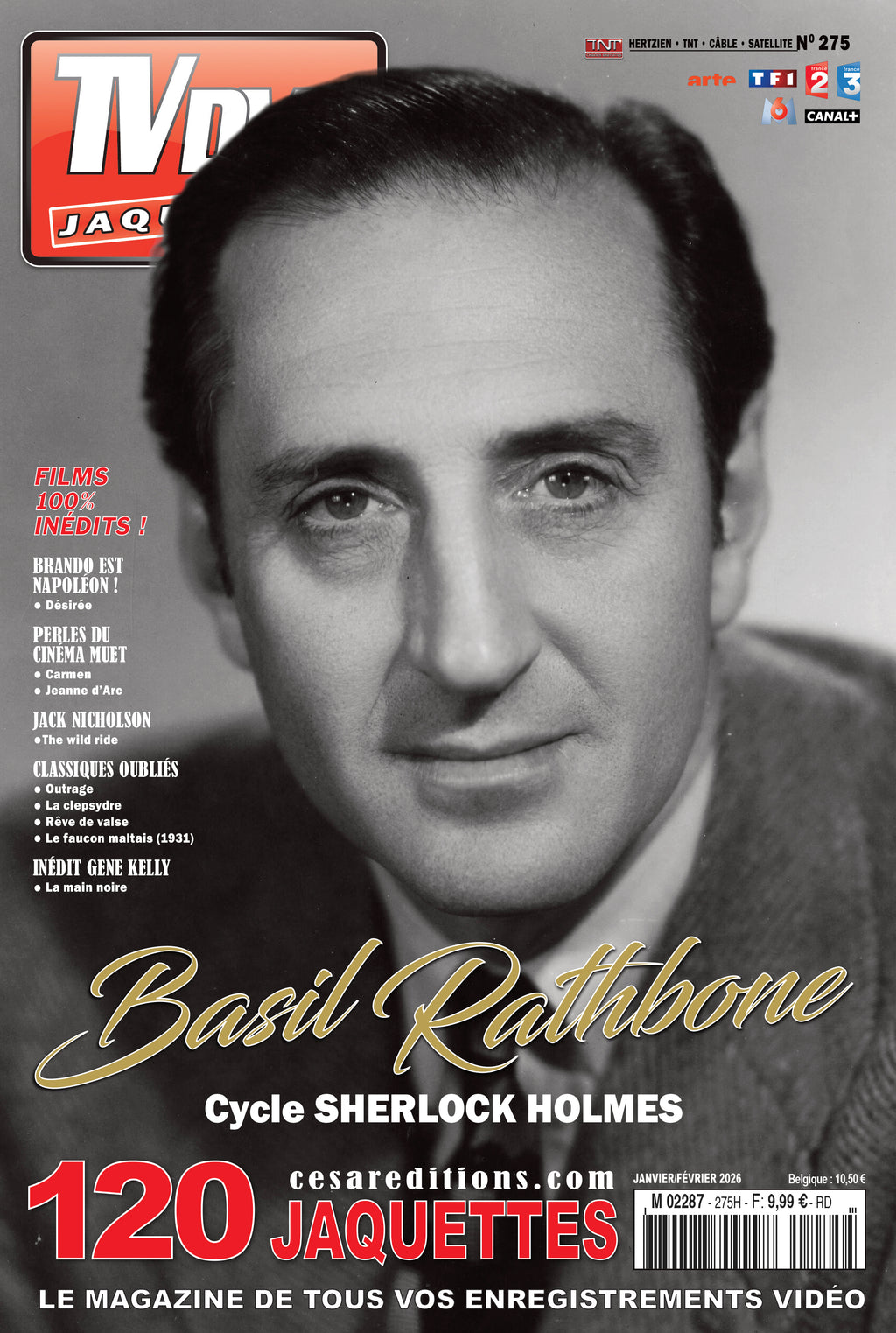 TV DVD Jaquettes n°275 : jaquettes exclusives pour cinéphiles et collectionneurs. Films récents, classiques et rarités à imprimer.