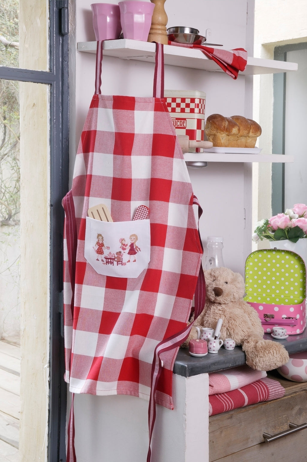 Tablier « minute » : notre recette, Création Point de Croix n°65