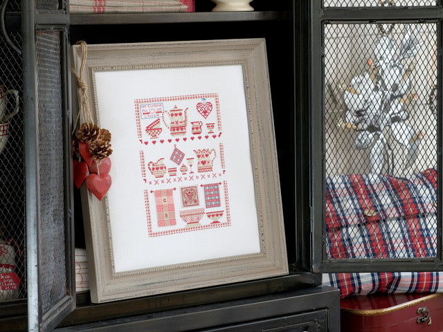 Mook point de croix : 20 créations de Jennifer Lantini autour de l’hiver — nature, maison et Noël — coussins, tableaux et hottes à broder avec douceur.