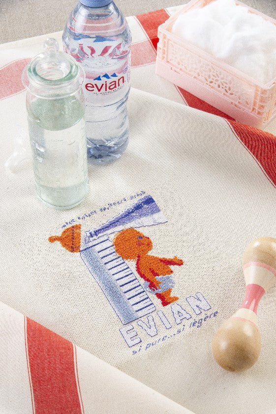 Torchon Orange “Evian”