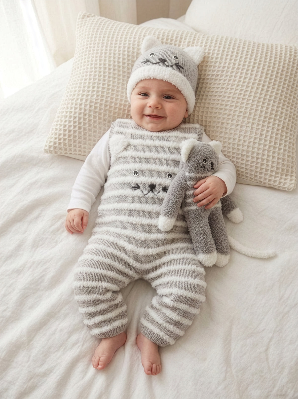 Tricotons N°10 FM : 9,99 € – modèles tricot bébé d'automne, brassières, pulls, bonnets et couvertures en laines douces. Commandez votre magazine.