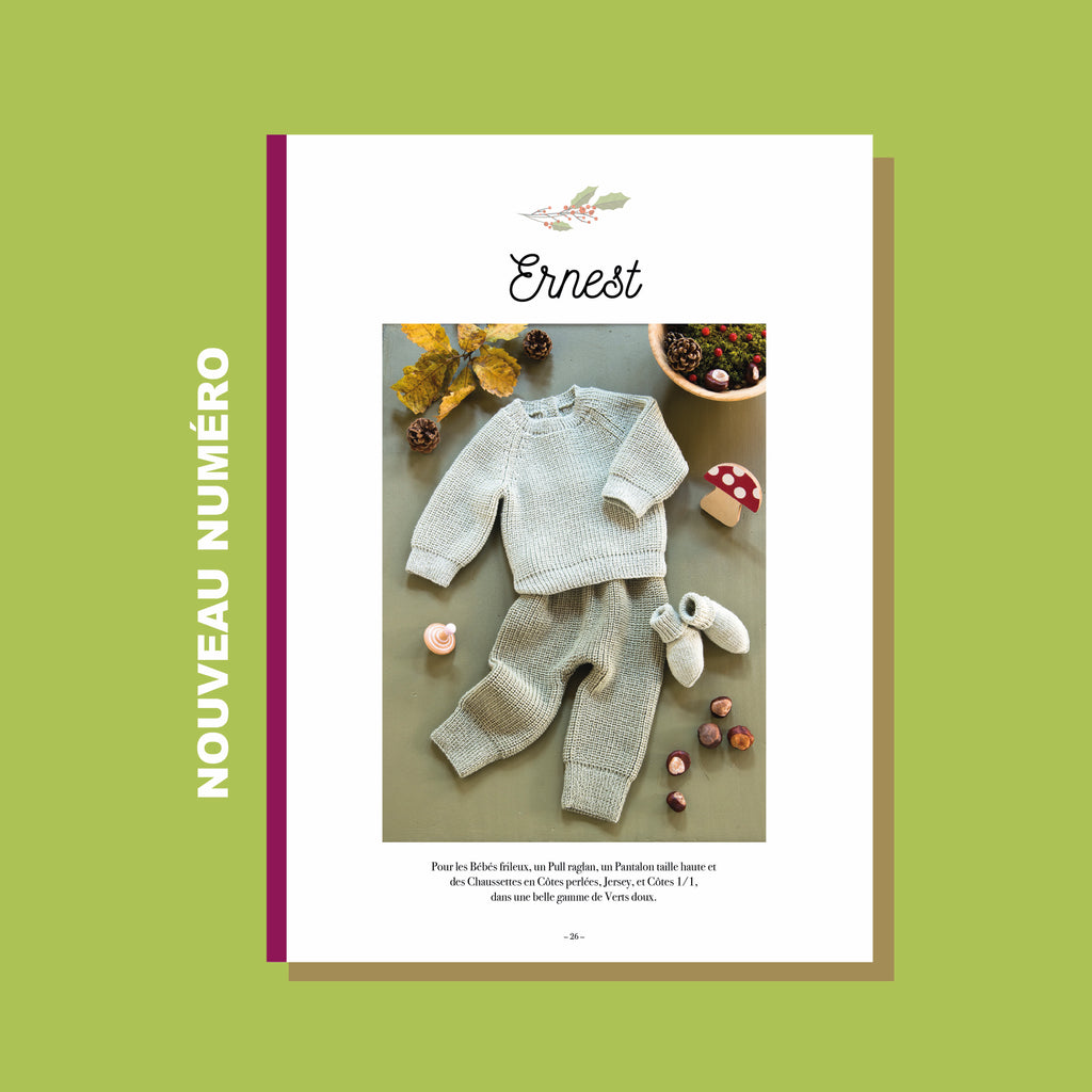 Découvrez Tricotons Layette N°8 : pulls, brassières, pantalons et accessoires pour bébé. Modèles délicats pour tricoteuses débutantes et confirmées.