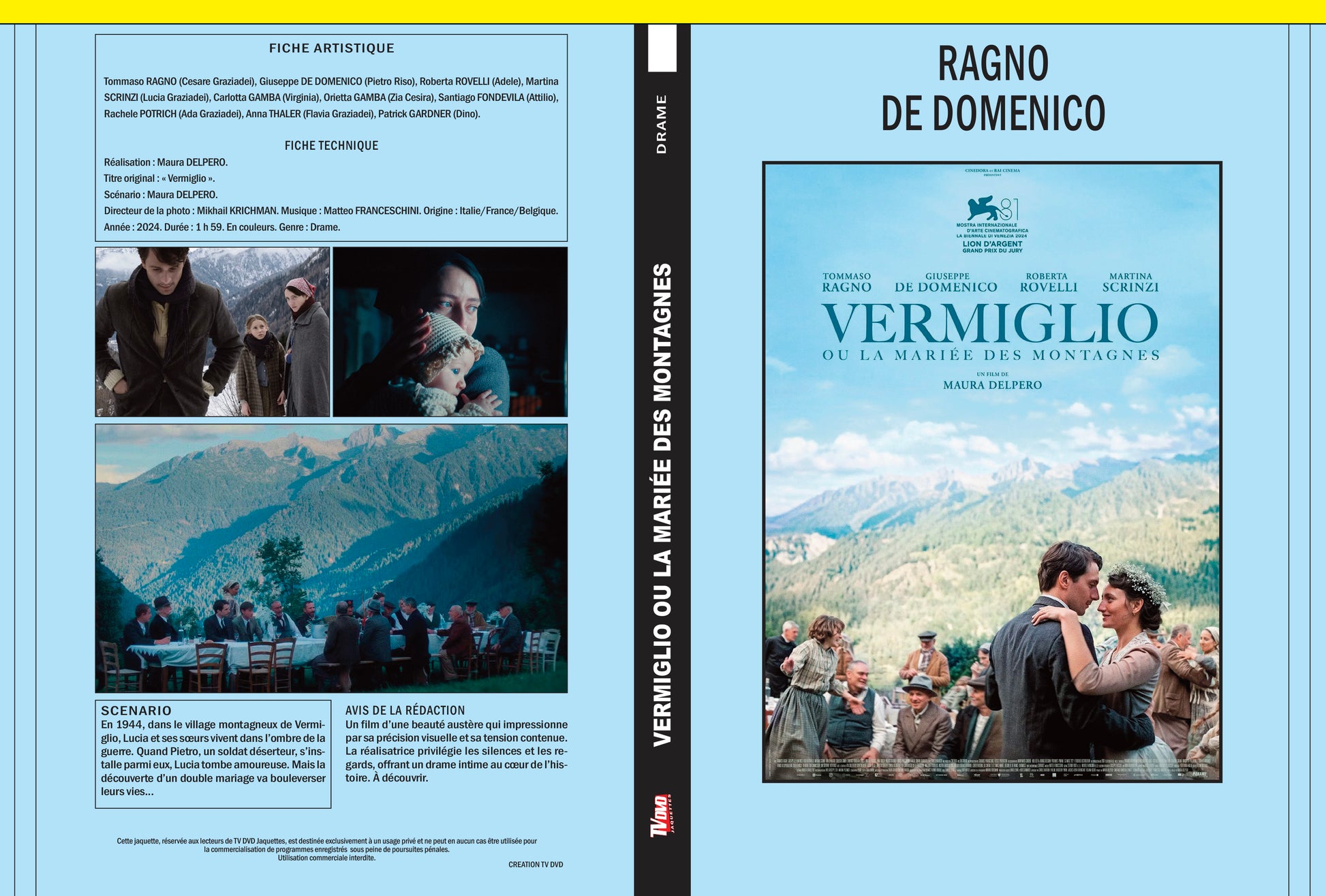 Vermiglio ou la mariée des montagnes