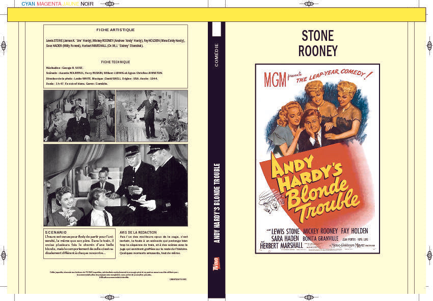 ANDY HARDY'S BLONDE TROUBLE