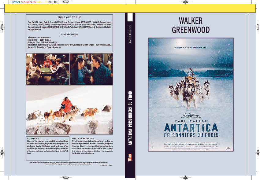 ANTARTICA PRISONNIERS DU FROID
