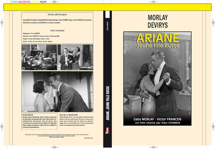 ARIANE, JEUNE FILLE RUSSE