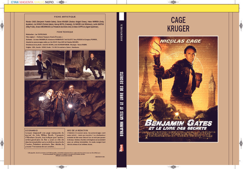 BENJAMIN GATES ET LE LIVRE DES SECRETS