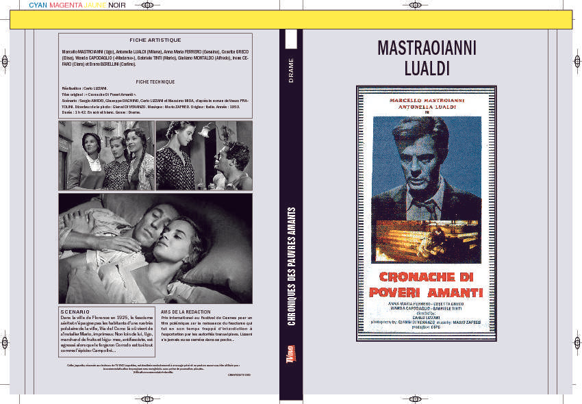 CHRONIQUE DES PAUVRES AMANTS