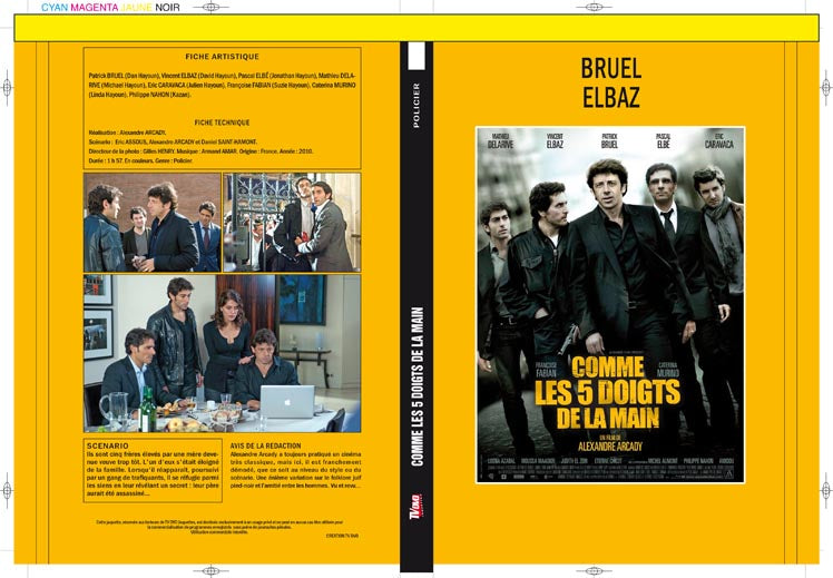 comme les 5 doigts de la main