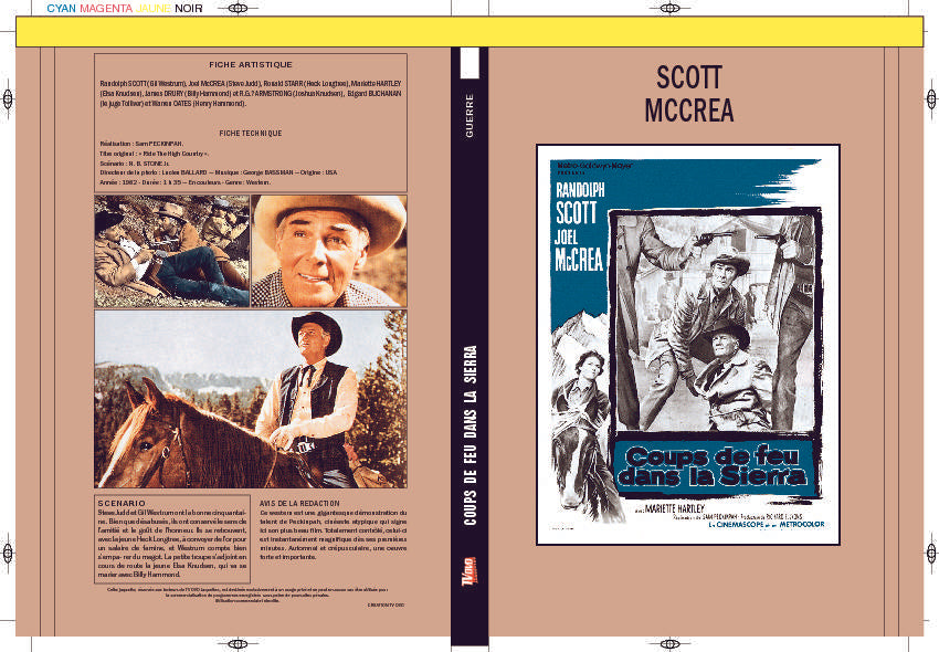 COUPS DE FEU DANS LA SIERRA