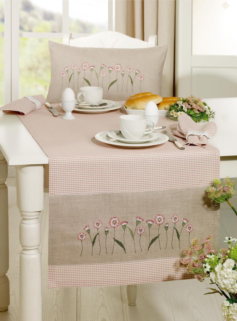 Des fleurs à ma table, Création Point de Croix n°001