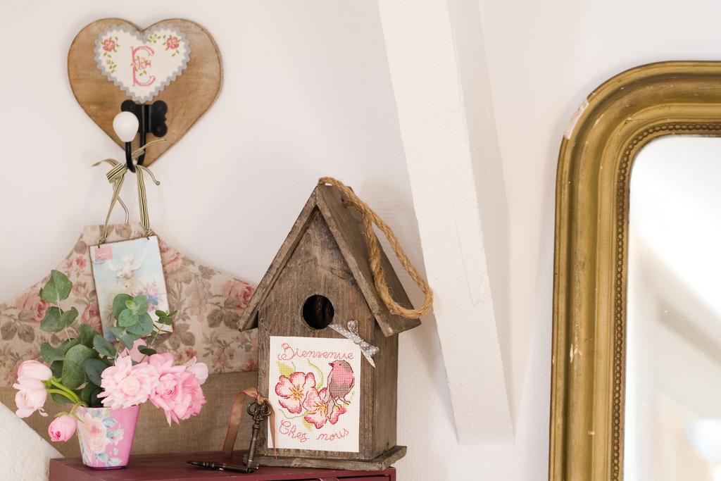 Maison d'oiseaux, Création Point de Croix n°001