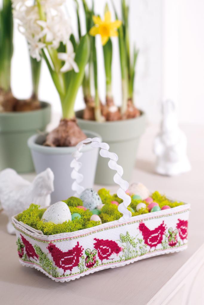 Pour mes œufs de pâques, Création Point de Croix n°001