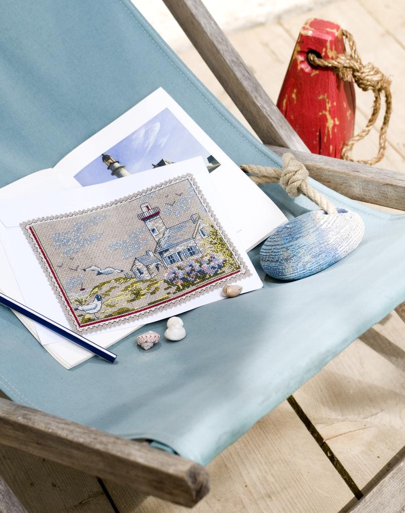 Mail Art de Véronique Enginger, Création Point de Croix n°003